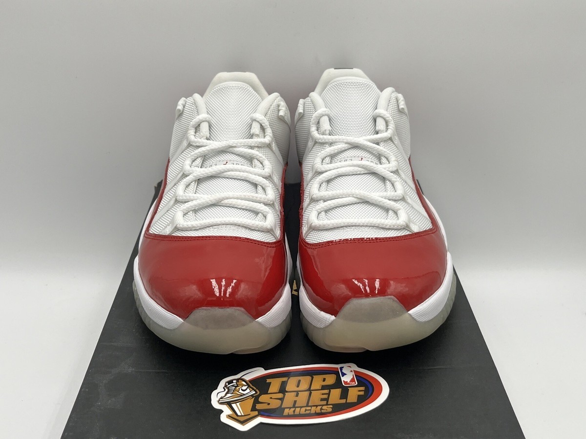 New Air Jordan 11 Low Cherry 2016 Size Rare Retro Authentic White Red  MJ OG
