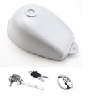 WHITE Gas Fuel Tank for Honda Monkey Bike Mini Trail Z50 Z50A Z50J Z50R NEW