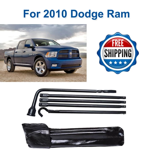 Spare Tire Tool 5pc Set fits Dodge Durango 2002-2015 Lug Wrench Replacement Kit