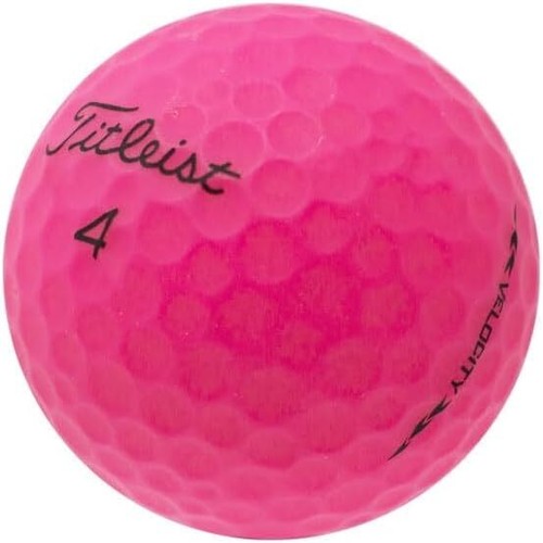 48 Titleist Velocity Matte Pink Used Golf Balls, Mint Condition, AAAAA Quality