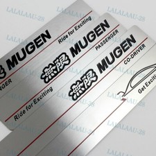 Door Sill Plate Entry Guard For 2006-2011 Honda Civic 4dr Mugen Stainless Steel