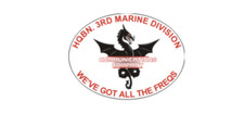 4" us marine corps hqbn 3rd marine division bumper sticker decal usa made