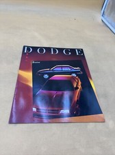 1989 Dodge Shadow Dealer Showroom Sales Brochure Catalog Guide Booklet