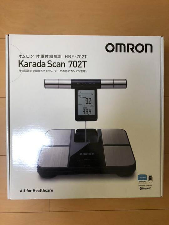 Used OMRON HBF-702T KARADA Scan Body Composition & Scale Monitor