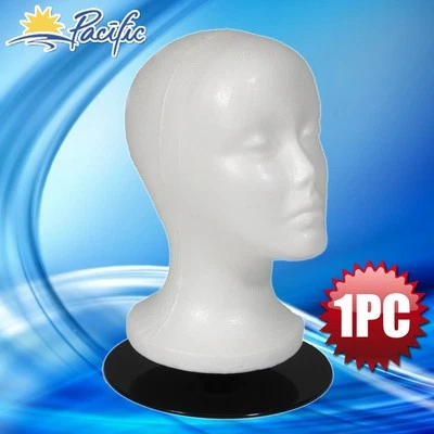 A1 PACIFIC Female MANNEQUIN 11" head with holder stand base display wig hat glasses manikin