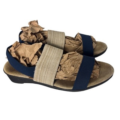 Charleston Shoe Co Cooper Navy/Linen Size 7