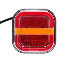 StoßFestes LED RüCklicht Mit Quadratischem Design FüR Eurowagens LKW AnhäNger
