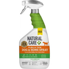 Natural Care Flea and Tick, Home Spray, For Dogs Cats, Home