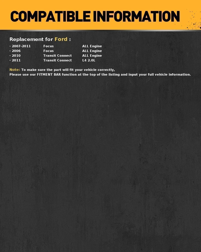 Насос гидроусилителя руля для 2006 2007 2008 2009 2010 2011 Ford Focus 20-326 - Изображение 2 из 4