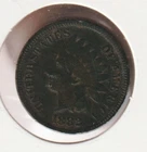 US Rare Old West 1882 Indian Head Penny Coin American Collection Shield Cent USA