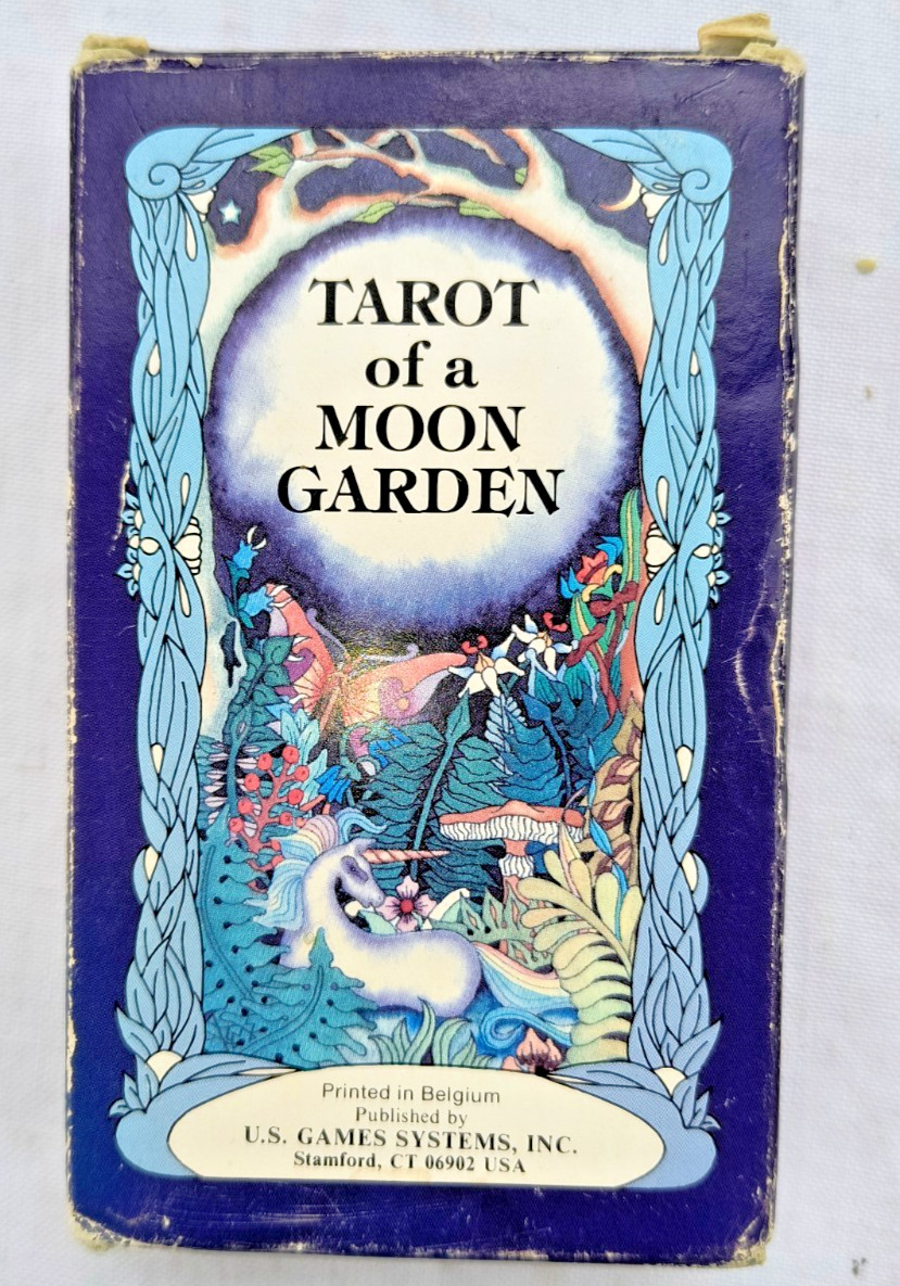 TAROT OF A MOON GARDEN USA 1994 KAREN MARIE SWEIKHARDT CARD PACK W/ BOOKLET