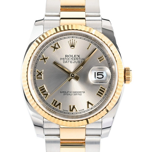 ROLEX Rolex 116233 Gray Case Size 36mm Men's Used Watch #53812