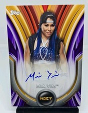 Mia Yim 2020 Topps NXT Purple Auto /99