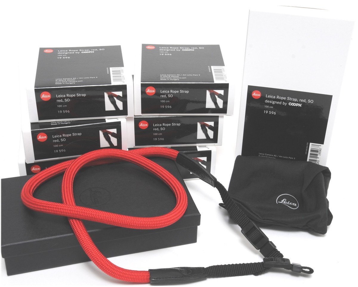 希少 未使用品 Leica Rope strap red SO COOPH Leica Rope Strap, Red SO 100cm (39'), 19596 SALE COOPH | eBay