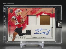 2024 Impeccable Isaac Guerendo Rookie Helmet Patch On-card Auto Sealed /99 49ers. rookie card picture