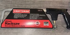 Sears Craftsman USA Nos 10” Hacksaw Saw 36131 Straight or Flush Cuts Sexy As Hel