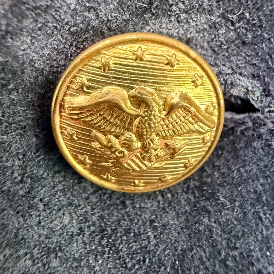 Chaleco Chaqueta de Cuero Scully De Colección Para Hombre Grande Botones Dorados Gamuza Occidental Azul Marino Foto 2 de 4