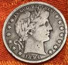 1894-O Barber Half Dollar Abt. Fine