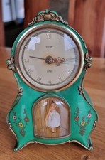 Antique German Peter Musical Ballerina Dancing Clock Working
