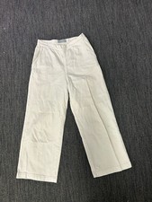 Rachel Comey Pants Womens 26 White Wide Leg Side Zip Pants USA Made