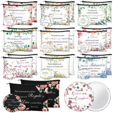 40 Pcs Christian Gift for Women Include 20 Bible Verse Makeup Bags 20 Christi...