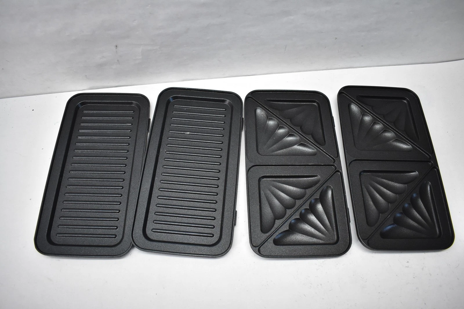 Grill Sandwich Maker Replacement Plates Nonstick Set for Press 11x9.5 4 Piece
