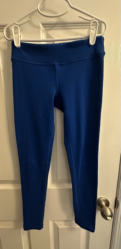 90 Degree By Reflex Girls Youth Blue Leggings Size Small S 7-8