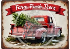 Farm Fresh Truck | A3 Rice Paper | Paper for Decoupage | Decoupage Central