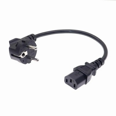 KYMISON CEE7 7 Schuko to IEC C13 Power Cord, 1ft 11.81 in, 250V, 10A 16A