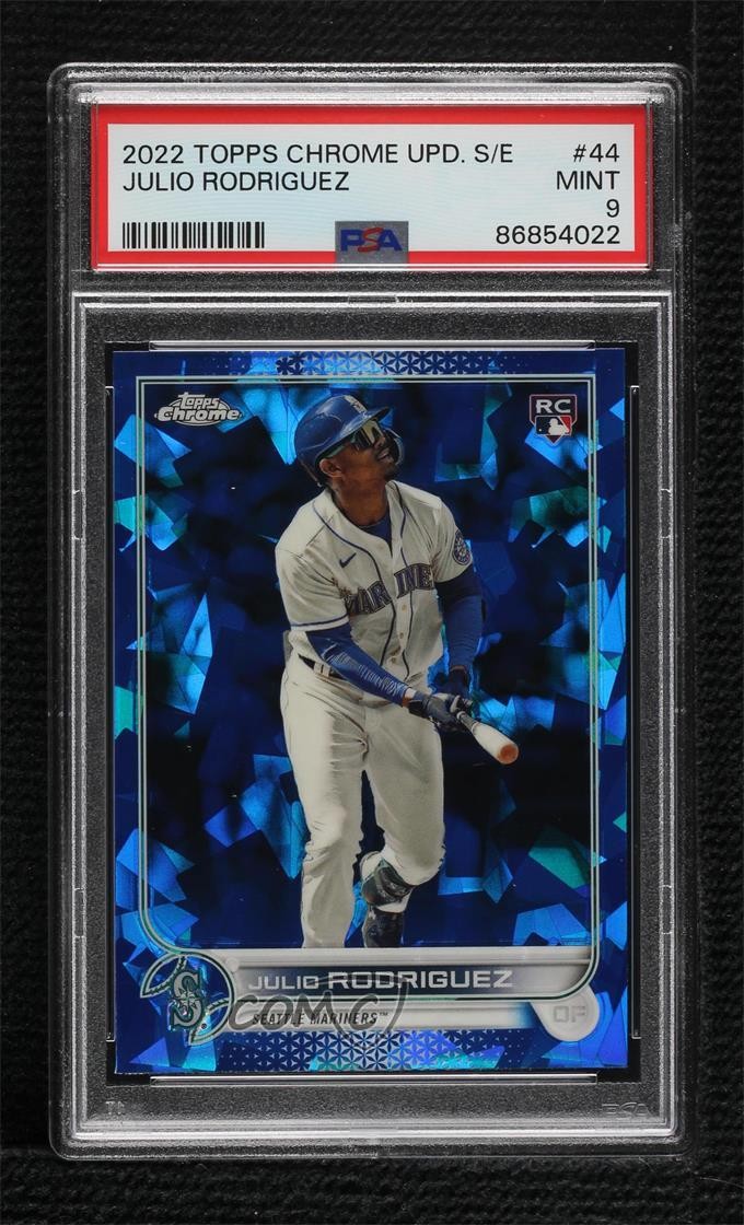 2022 Topps Chrome Update Sapphire Edition Julio Rodriguez #US44 PSA 9 MINT 10el