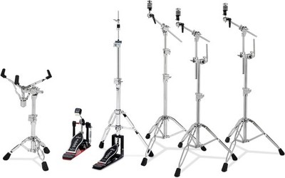DW Drum Set Hardware Pack, Bass Pedal, Snare, Hi-Hat, Cymbal, Tom Stands 6pc