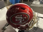 SF 49ers Nick Bosa Autographed Full Size Replica Speed Helmet Beckett COA