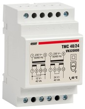 VEMER Transformator f&uuml;r Hutschiene 230V auf 12-24V 40VA wei&szlig;