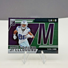 2024 Panini Donruss Elite Spellbound Green "M" CeeDee Lamb Dallas Cowboys #33
