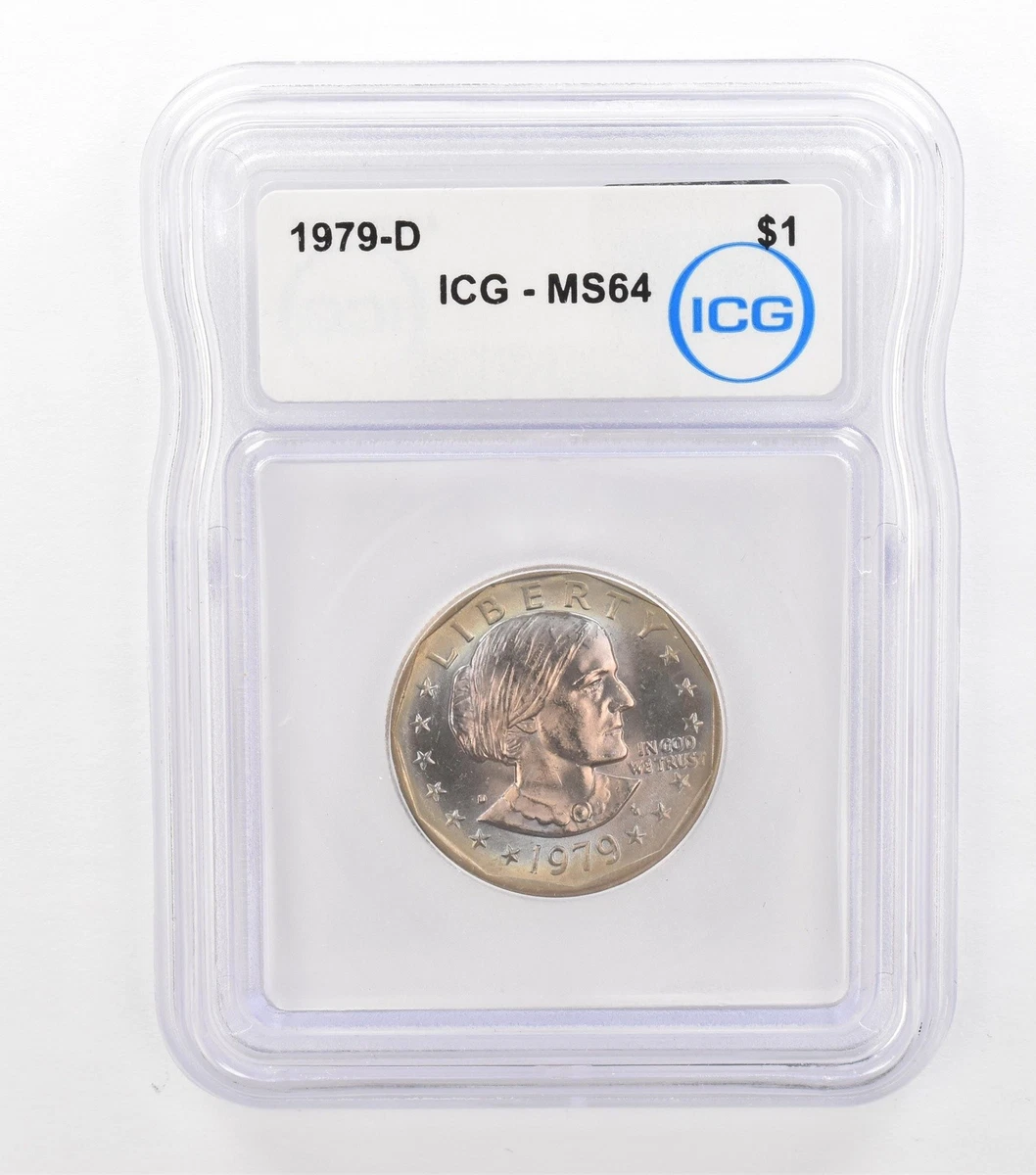 MS 64 Graded Susan B Anthony Dollars (1979-1981, 1999) for sale | eBay