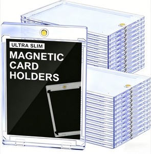acrylic card sleeve Slotted Business Card Holder (5320) – Clear Solutions main image 1