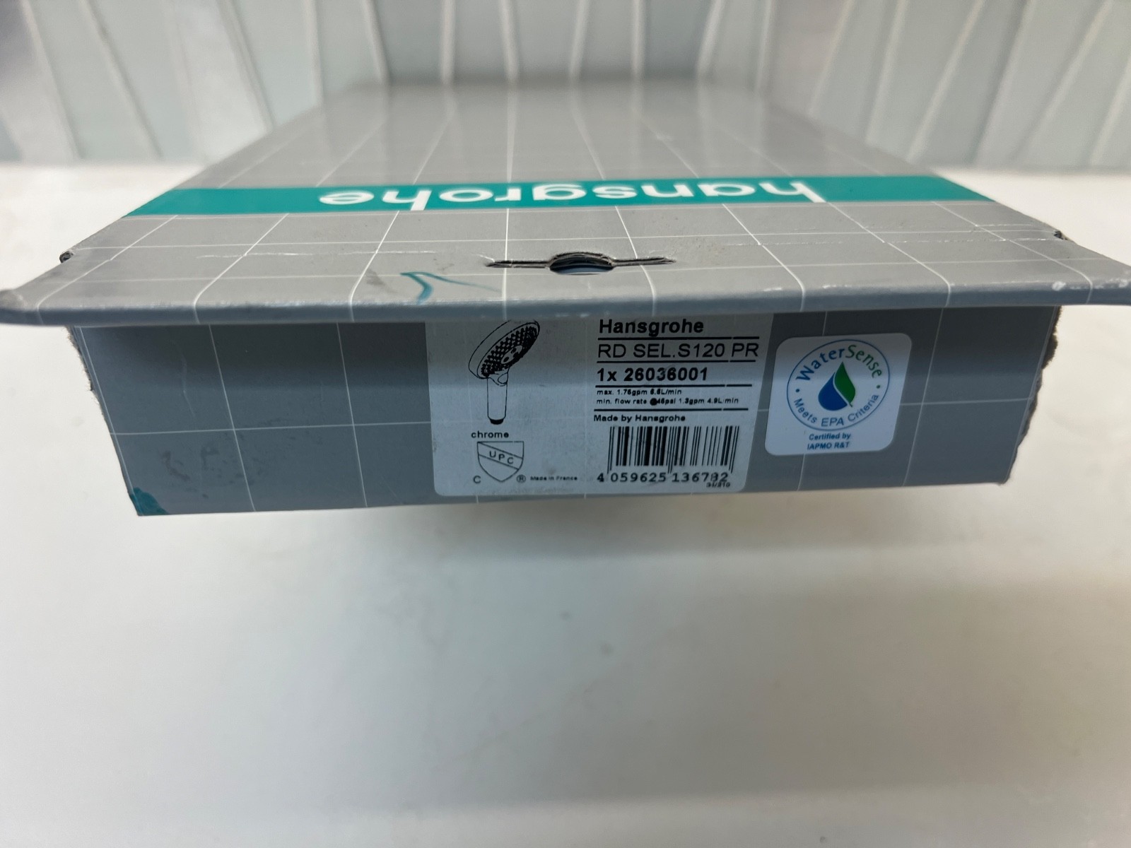 Hansgrohe Handshower 26038001 S120 Polished chrome 3 Jet NEW