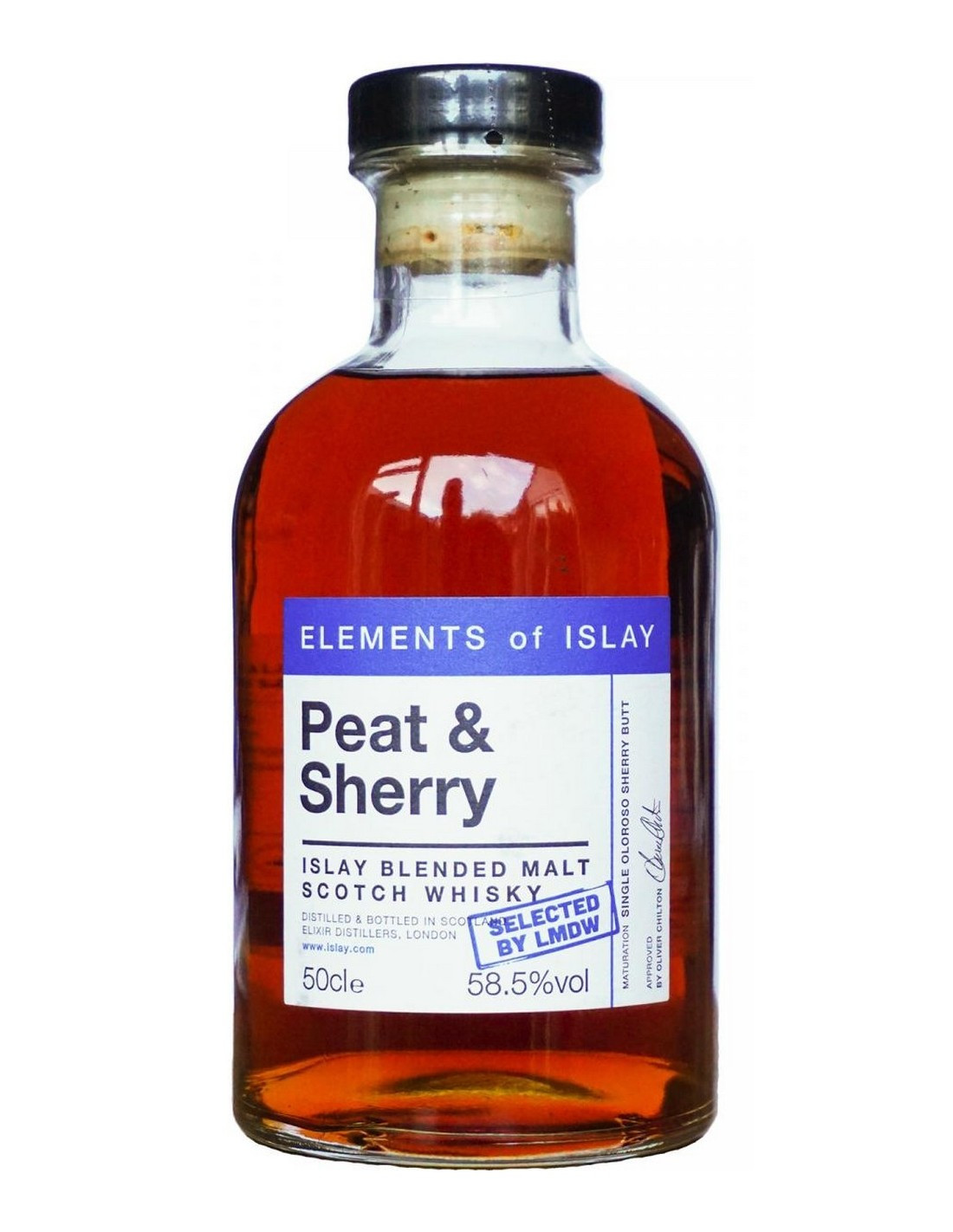 WHISKY PEAT & SHERRY CL 50  ELEMENT OF ISLAY