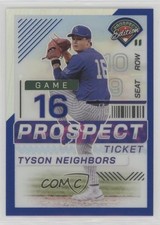 2024 Panini Prospect Edition Blue Prizm 27/149 Tyson Neighbors #65 19l7