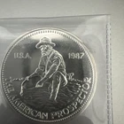 1987 1 oz .999 Silver Round - Engelhard Prospector (Eagle Reverse) Vintage!