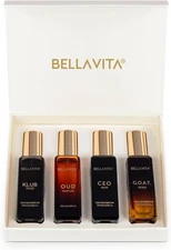 BellaVita Men’s Perfume Gift Set – 4x20ml KLUB, OUD, CEO, GOAT
