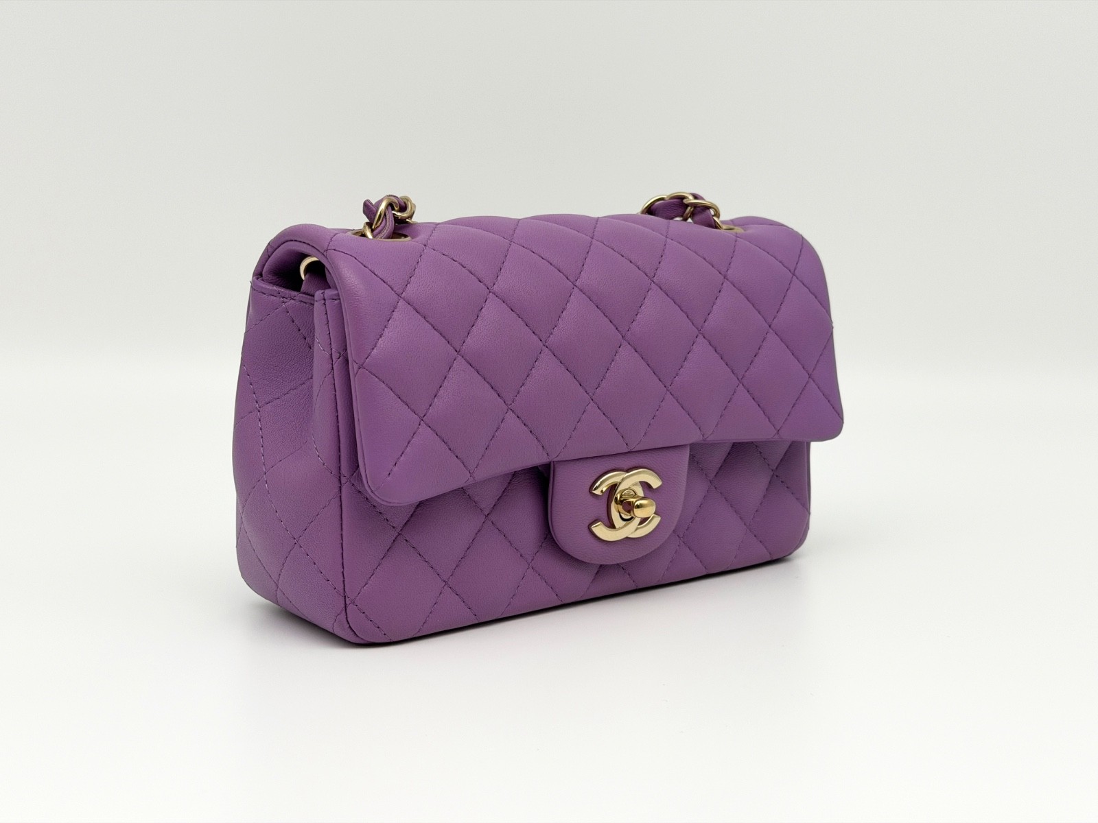 Chanel Classic Mini Flap Rectangular Handbag 22S … - image 10