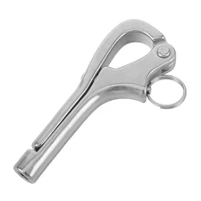 Stainless Steel Hooks Marine Quick Release Shackle Carabiner Snap