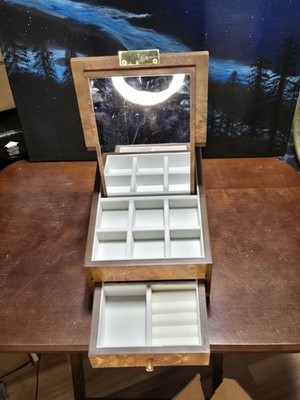 vintage vanity travel Jewelry Box 