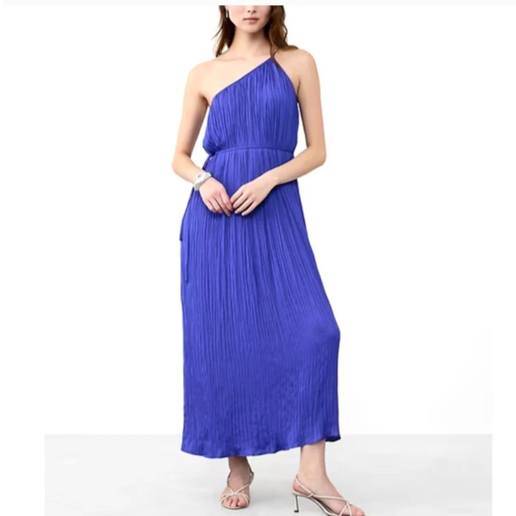 banana republic pleated one shoulder dress Banana Republic Women's One Shoulder Pleated Dress