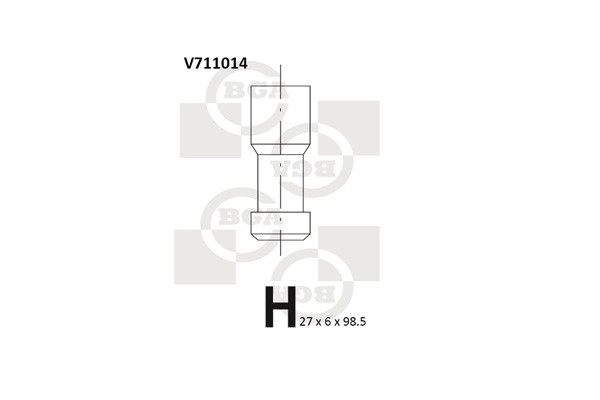 Fits BGA V711014 ENGINE VALVE  ⭐UK Stock⭐