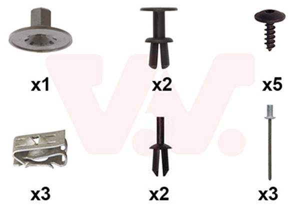 Montagesatz KotflüGel VAN Wezel 0335796 FüR Audi A3 Sportback 8VA 8VF 8V1 8VK-image