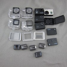 GoPro Hero3 XtremePro Action Camera Lot Accessories Batteries Cases For Parts