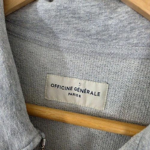 Officine Generale Jacket Men Medium Esborn Zip Through Sweat Minimalist Casual image 4