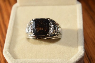 Chuck Clemency STS Karis Brown Smokey Quartz Ring Size 9